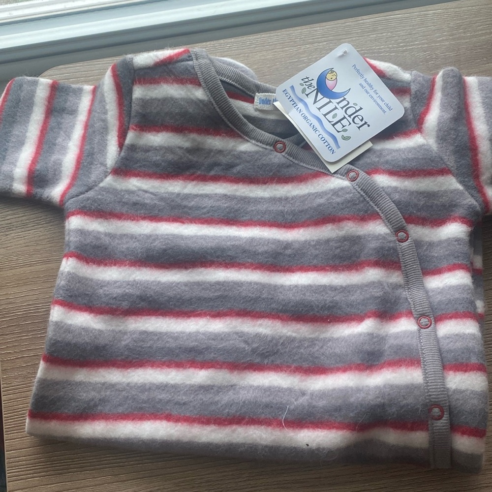 Fair trade Egyptian Organic Cotton footie